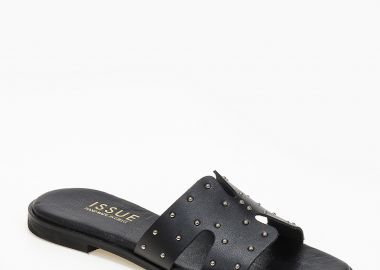 Σανδάλια Ελληνικής κατασκευής με τρουκς - Μαύρο - Issue - 
