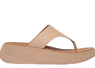 Σανδάλια Fitflop F-Mode Toe Post FW4-A94-LATTE BEIGE Γυναικείο - Fitflop - 