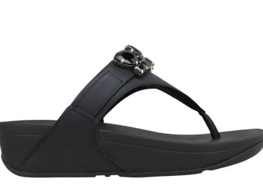 Σανδάλια Fitflop Lulu Toe Post HU7-001-BLACK Γυναικείο - Fitflop - 