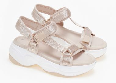 Σανδάλια flatform - Μπεζ - Issue - 