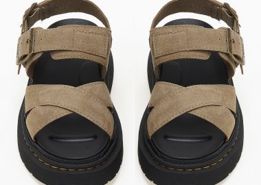 Σανδάλια flatform χιαστί με chunky σόλα - Πούρο - Issue - 