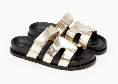 Σανδάλια flatform εξώφτερνα - Χρυσό - Issue - 