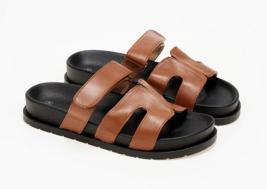 Σανδάλια flatform εξώφτερνα - Κάμελ - Issue - 