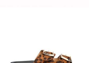 Σανδάλια flatform με αγκράφες - Λεοπάρ - Issue - 