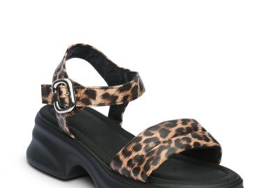 Σανδάλια flatform με chunky σόλα - Λεοπάρ - Issue - 