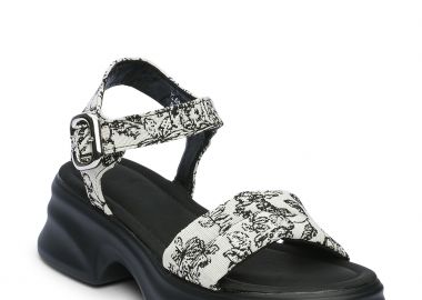 Σανδάλια flatform με chunky σόλα - Μαύρο - Issue - 