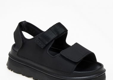 Σανδάλια flatform με λουράκια scratch - Μαύρο - Issue - 