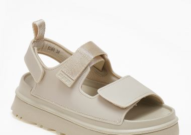 Σανδάλια flatform με λουράκια scratch - Μπεζ - Issue - 