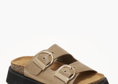 Σανδάλια flatform με ψηλή σόλα και αγκράφες - Πούρο - Issue - 