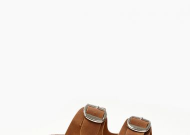 Σανδάλια flatform με ρυθμιζόμενα λουράκια - Καφέ - Issue - 