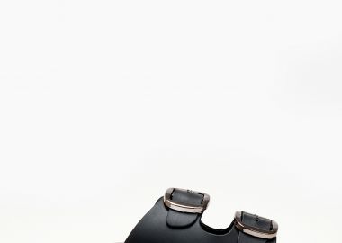 Σανδάλια flatform με ρυθμιζόμενα λουράκια - Μαύρο - Issue - 