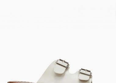 Σανδάλια flatform με ρυθμιζόμενες φάσες - Λευκό - Issue - 