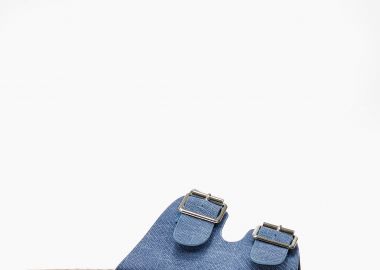 Σανδάλια flatform με ρυθμιζόμενες φάσες - Μπλε - Issue - 