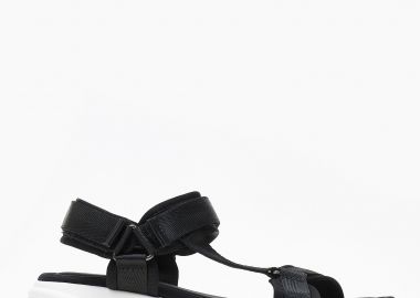 Σανδάλια flatform με velcro - Μαύρο - Issue - 