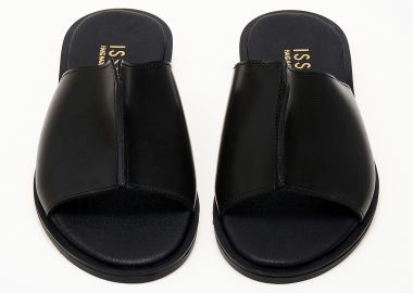 Σανδάλια γυναικεία handemade in Greece με φάσα - Μαύρο - Issue - 