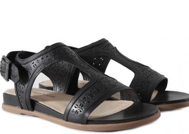 Σανδάλια Hush Puppies Dalmatian Tstrap HW06289-001 Γυναικείο - Hush Puppies - 