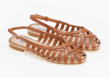 Σανδάλια με λουράκια - Κάμελ - Issue - 
