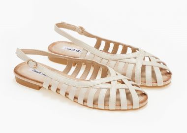 Σανδάλια με λουράκια - Μπεζ - Issue - 