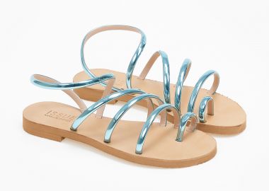 Σανδάλια με πολλαπλά λουράκια - Γαλάζιο - Issue - 