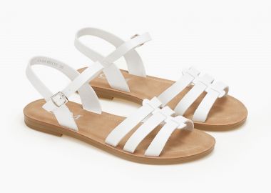 Σανδάλια με πολλαπλά λουράκια - Λευκό - Issue - 