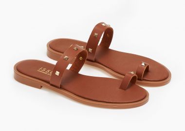 Σανδάλια με toe ring ελληνικής κατασκευής - Ταμπά - Issue - 