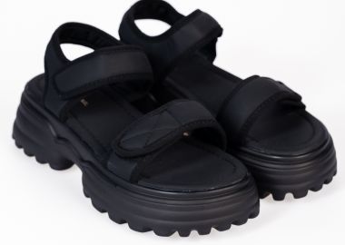 Σανδάλια με τρακτερωτή σόλα - Μαύρο - Issue - 