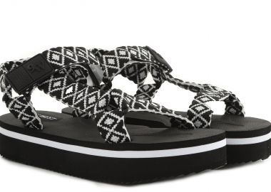Σανδάλια Nine West Camping2-A CAMPING2-A FB-BLACK MULTI FABRIC Γυναικείο - Nine West - 