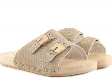 Σανδάλια Scholl Pescura 2 Straps Flex F298551002-BEIGE Γυναικείο - Scholl - 