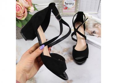 Sandals on the post of Sergio Leone W SK367A black - Other - 