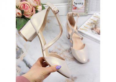 Sandals with straps Sergio Leone W SK365B pearl beige - Other - 