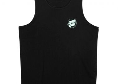 SANTA CRUZ Αμάνικη Μπλούζα Ανδρική Partial Dot Tank Top - Μαύρη-SCA-VST-0834-BLACK - SANTA CRUZ - 