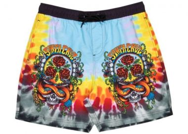 SANTA CRUZ ανδρικό μαγιό Dressen Rose Crew Three - Πολύχρωμο-SCA-SHR-5117-MULTI - SANTA CRUZ - 