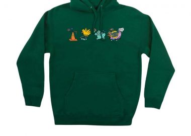 SANTA CRUZ Φούτερ με Κουκούλα Skate Like A Girl - ΠΡΑΣΙΝΟ-SCR-HDY-0107-GREEN - SANTA CRUZ - 