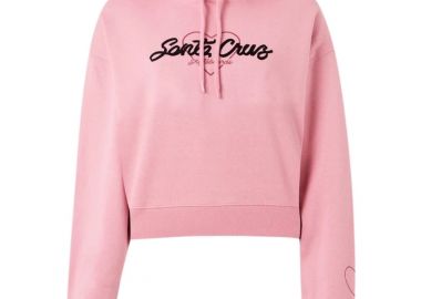 SANTA CRUZ Γυναικείο Φούτερ με Κουκούλα Love Script Front Hood - ΡΟΖ-SCA-WHD-1099 - SANTA CRUZ - 