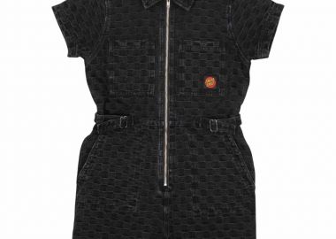 SANTA CRUZ Γυναικείο Line Up Utility Playsuit - Μαύρο-SCA-WPT-1317 - SANTA CRUZ - 