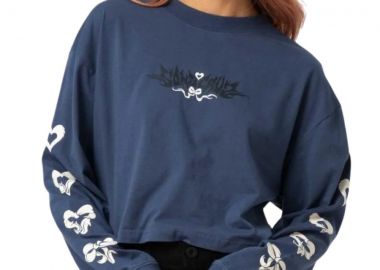 SANTA CRUZ Μακρυμάνικες Μπλούζες Evolve Strip LS - ΜΠΛΕ-SCA-WTL-1089 - SANTA CRUZ - 