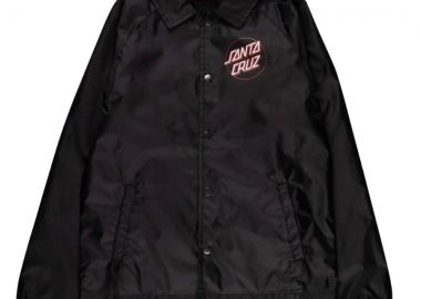 Santa Cruz Μπουφάν Youth Partial Dot Coach Μαύρο-SCA-YJA-0120-BLACK - SANTA CRUZ - 