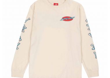 SANTA CRUZ Παιδική Μπλούζα Salba LS - Chalk-SCA-YTL-9121-WHITE - SANTA CRUZ - 