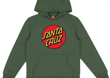 SANTA CRUZ Παιδικό Φούτερ Classic Dot Hood – Πράσινο-SCA-YHD-9260 - SANTA CRUZ - 