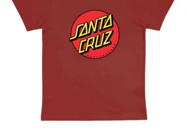 SANTA CRUZ Παιδικό T-Shirt Classic Dot - Κόκκινο-SCA-YTE-9201-RED - SANTA CRUZ - 