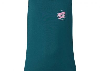 Santa Cruz Partial Dot Ανδρική Αμάνικη Μπλούζα - Teal-SCA-VST-0840-BLUE - SANTA CRUZ - 