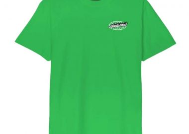 SANTA CRUZ t-shirt ανδρικό Global Flame Dot - Πράσινο-SCA-TEE-11164-GREEN - SANTA CRUZ - 