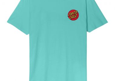 SANTA CRUZ T-Shirts Classic Dot Chest T-Shirt - ΜΠΛΕ-SCA-TEE-12436 - SANTA CRUZ - 