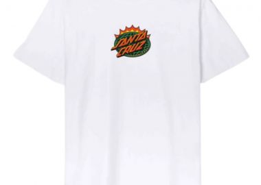 SANTA CRUZ T-Shirts Kendall End Of The Dot T-Shirt - ΑΣΠΡΟ-SCA-TEE-12765-WHITE - SANTA CRUZ - 