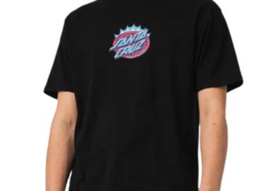 SANTA CRUZ T-Shirts Kendall End Of The Dot T-Shirt - BLACK-SCA-TEE-12759-BLACK - SANTA CRUZ - 
