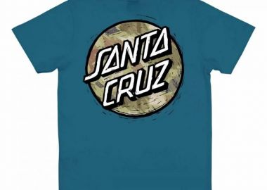 SANTA CRUZ T-Shirts Youth Stamped Opus Camo - BLUE-SCA-YTE-9153-BLUE - SANTA CRUZ - 