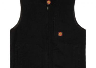 Santa Cruz Timber Vest Ανδρικό Αμάνικο Μπουφάν - Μαύρο-SCA-JKT-9219-BLACK - SANTA CRUZ - 