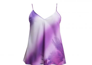 Σατέν ντεγκραντέ τοπ με ρυθμιζόμενες τιράντες - MAT FASHION - 