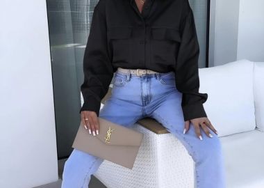 ΣΑΤΕΝ ΠΟΥΚΑΜΙΣΟ - SAROLI - fashionroom - 