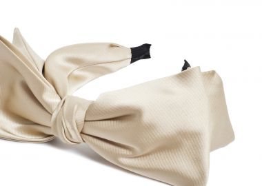 Σατέν στέκα με φιόγκο - MAT FASHION - 